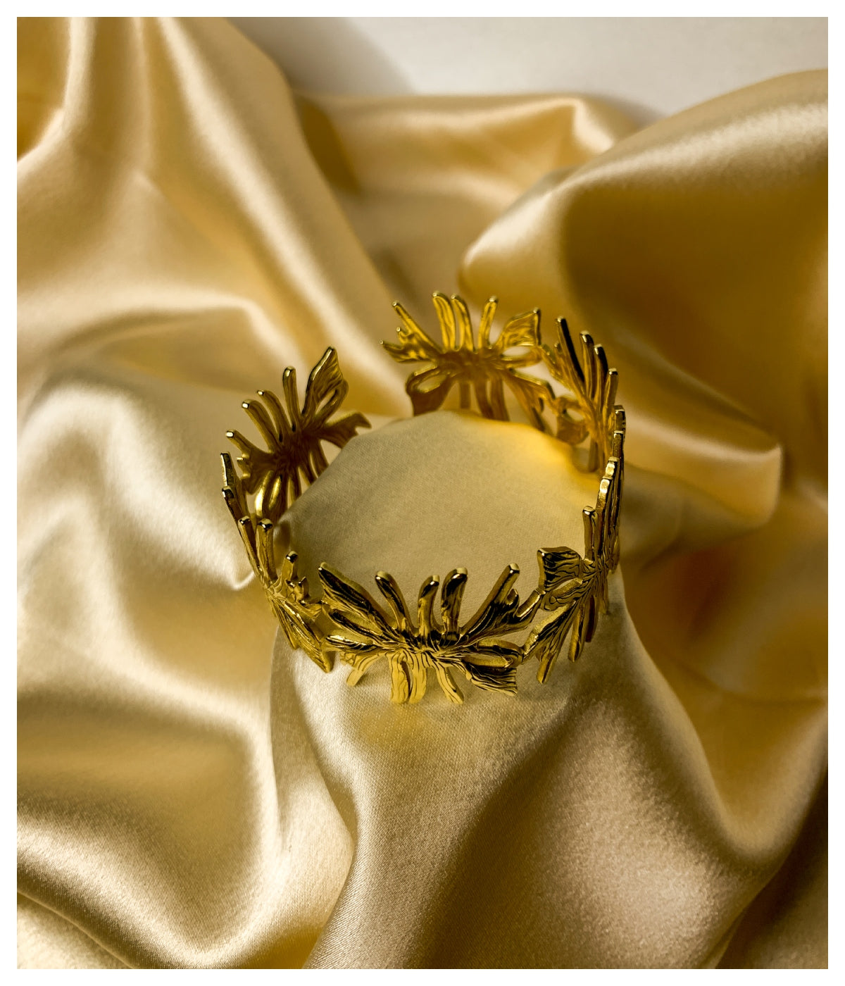 Dandelion Cuff Bracelet
