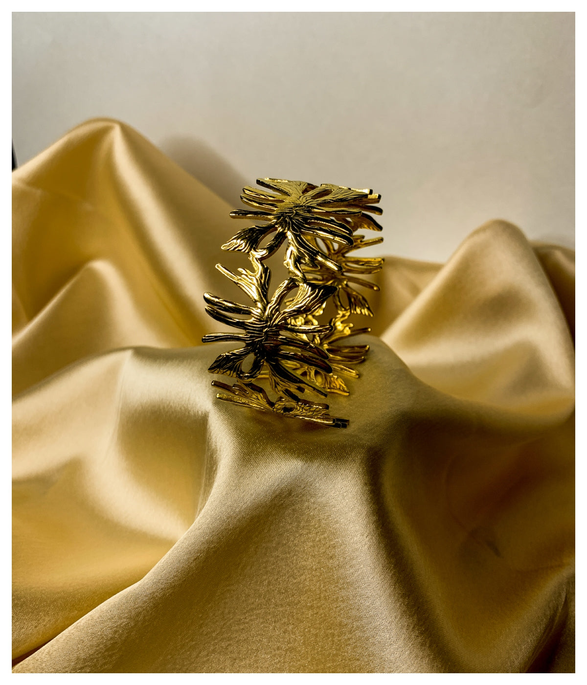 Dandelion Cuff Bracelet