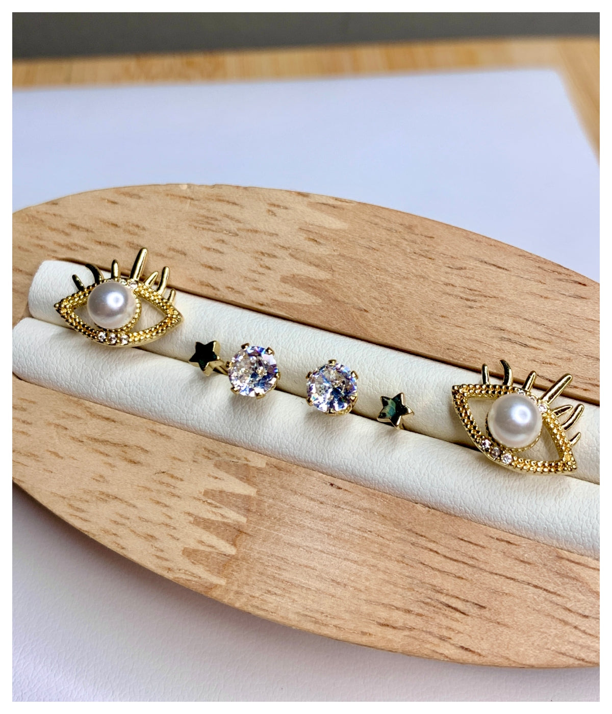 Evil Eye Stud Earrings Combo