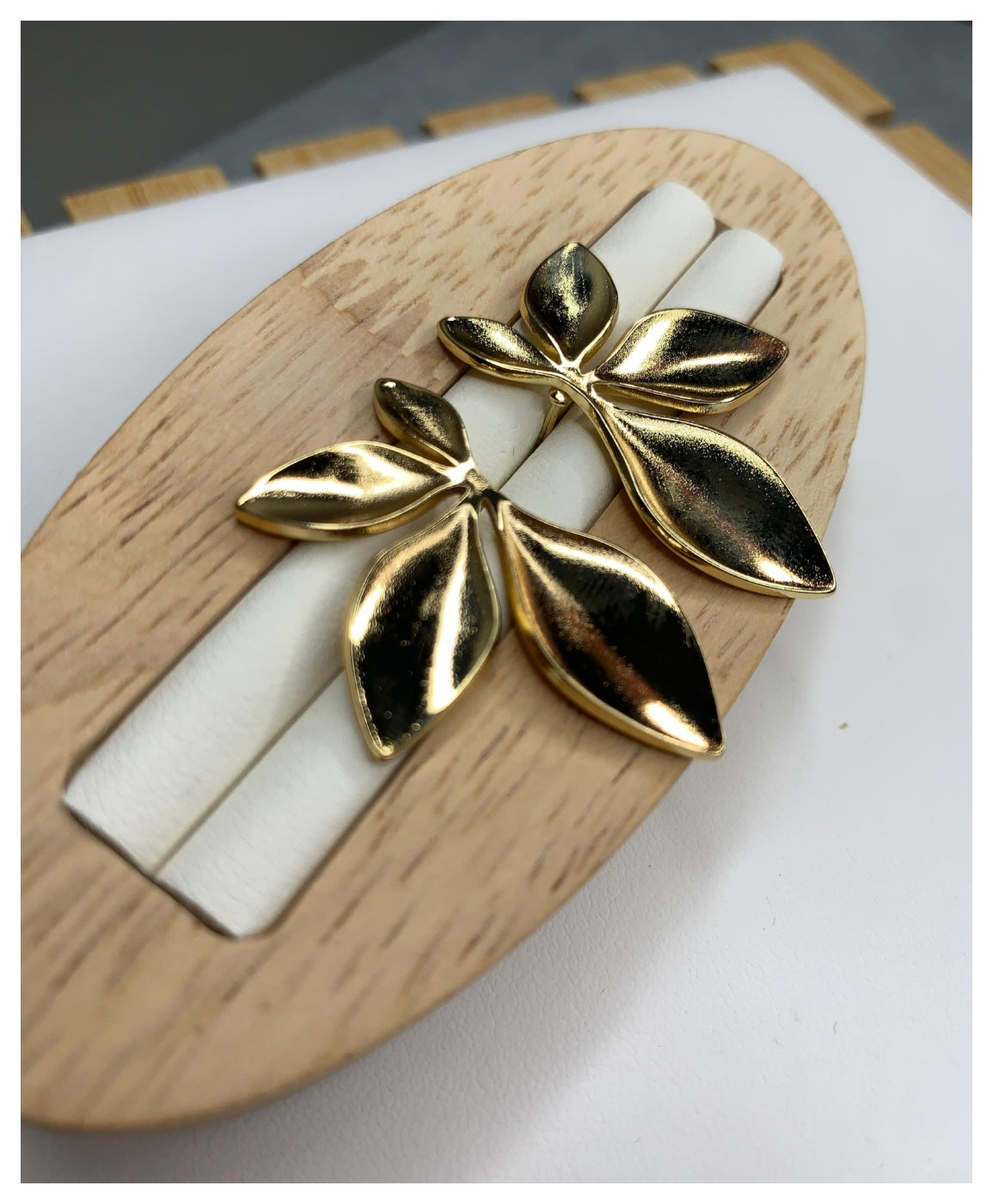 Leaf Stud Earrings