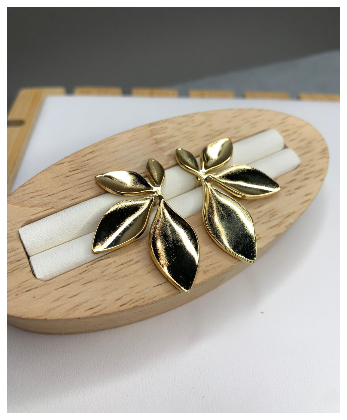 Leaf Stud Earrings