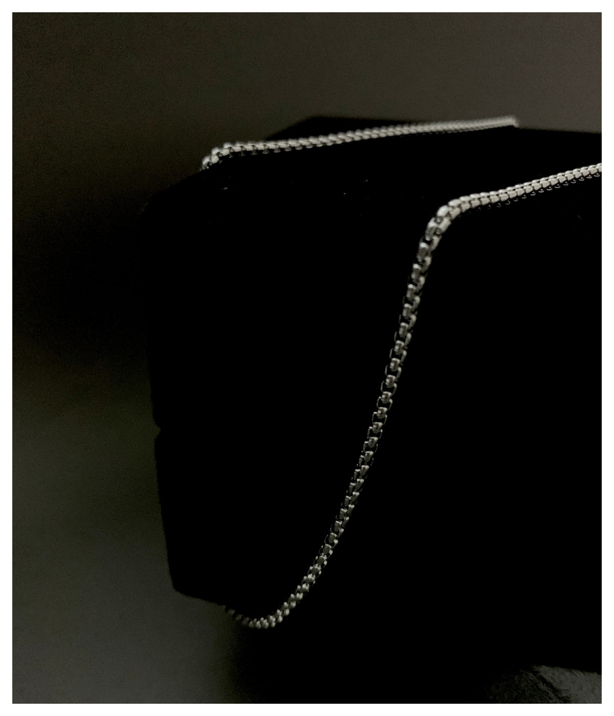 Minimal Cable Silver Chain for Men