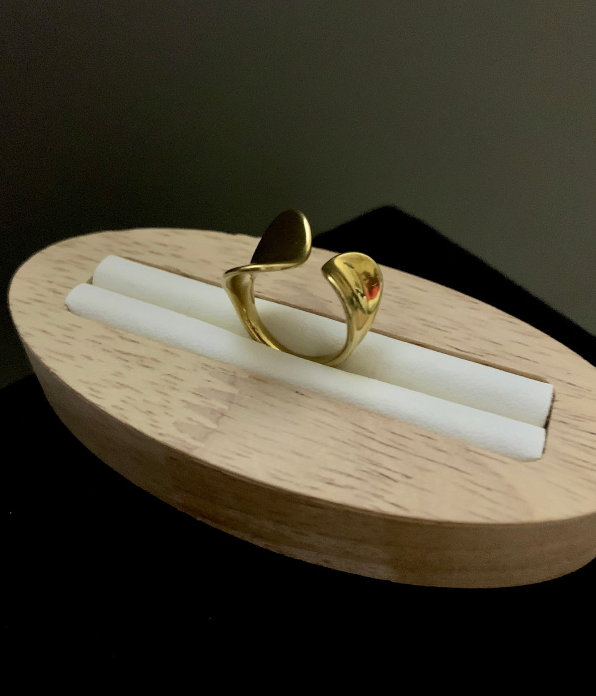 Modern Gold Plated Split Ring For Female