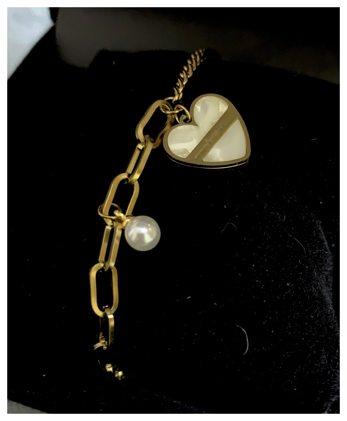 Stainless Steel I Love You Bracelet
