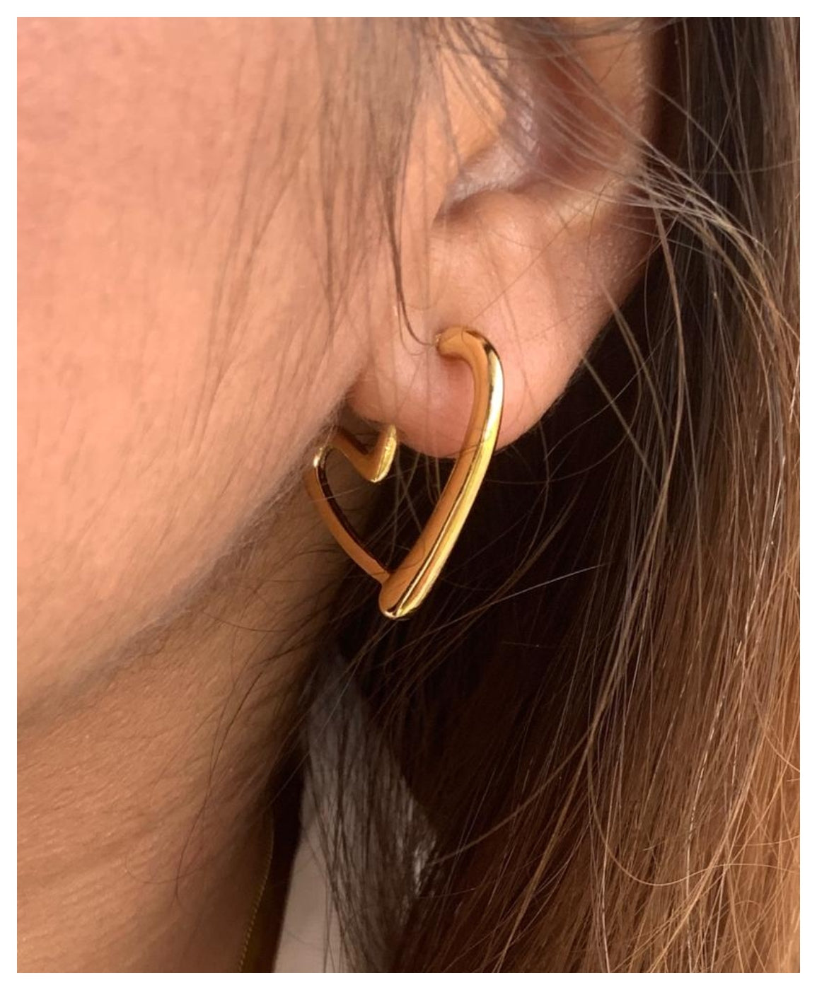 Stylish Darling Hearts Hoop Earrings