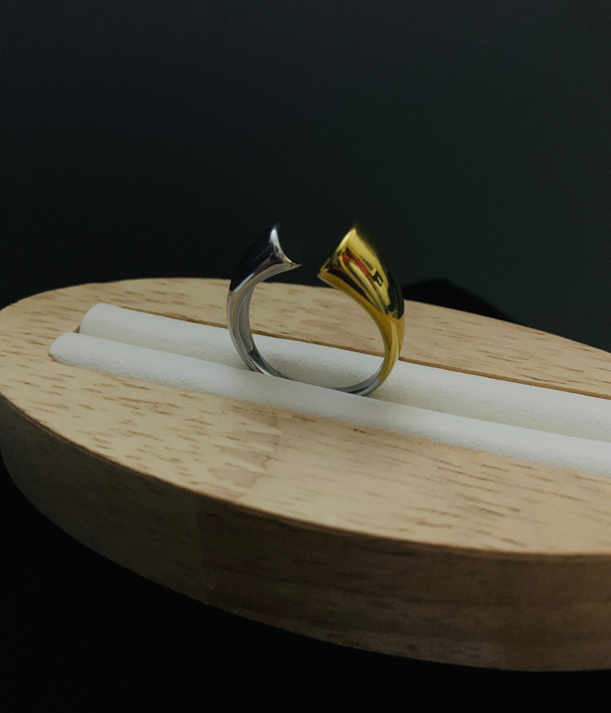 Twist Stainless Steel Ring For Female
