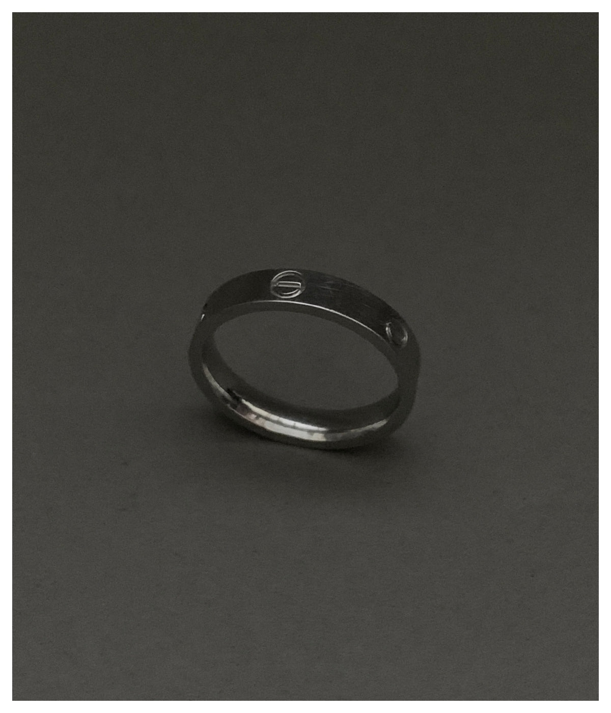 Cartier Stainless Steel Silver Ring For Men