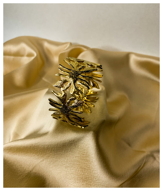 Dandelion Cuff Bracelet