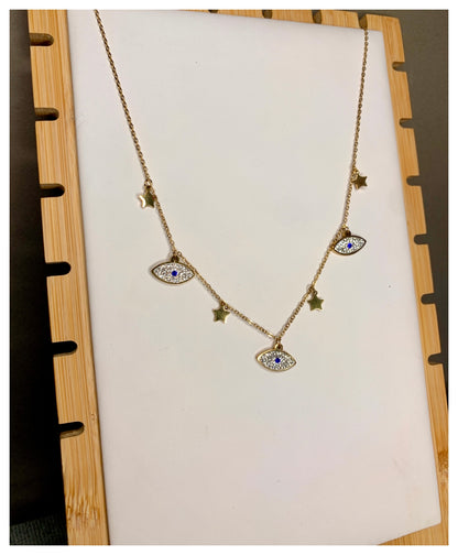 Evil Eye Charm Neckpiece