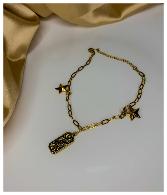 Evil Eye Celestial Star Anklet