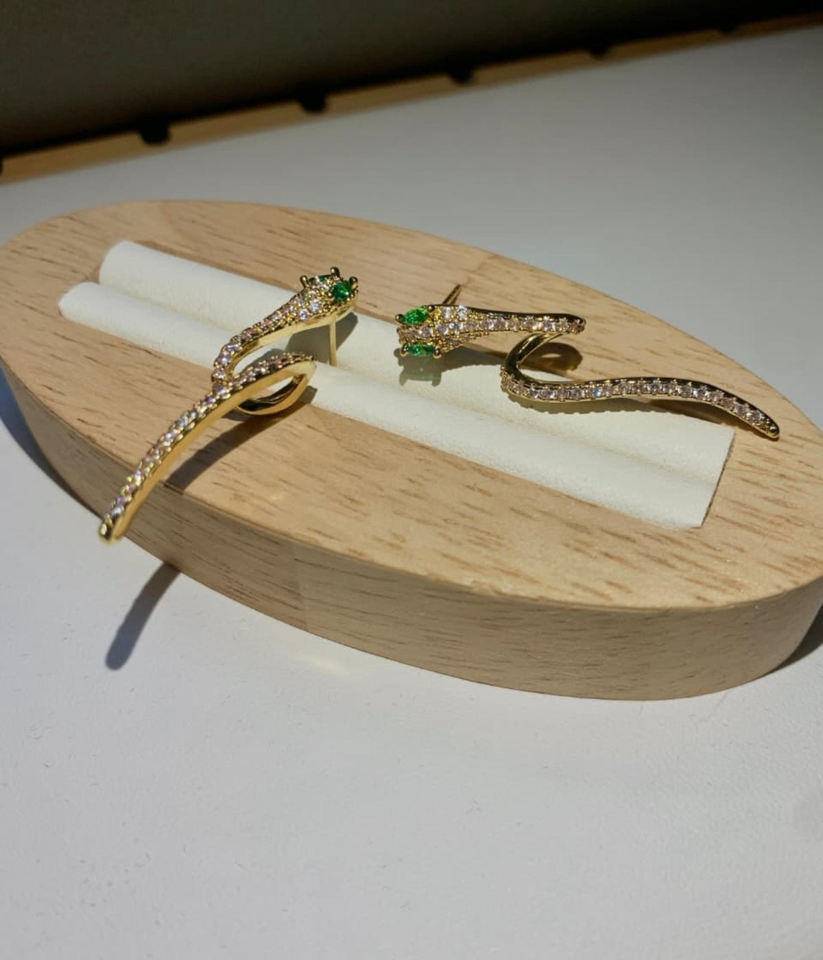 Trendy Snake Design Stud Earrings