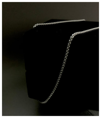 Minimal Cable Silver Chain for Men