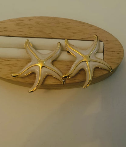 Statement Starfish Studs Earrings