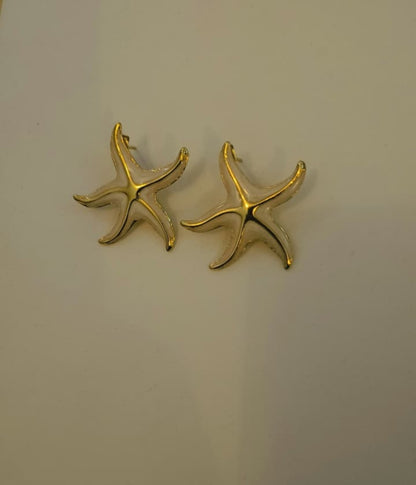 Statement Starfish Studs Earrings