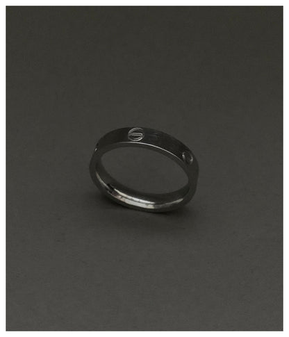 Cartier Stainless Steel Silver Ring For Men