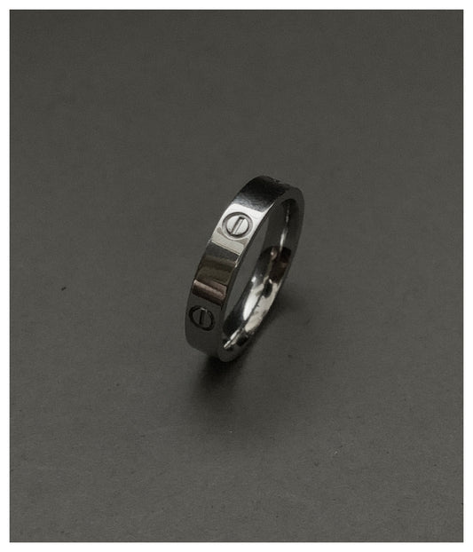 Cartier Stainless Steel Silver Ring For Men